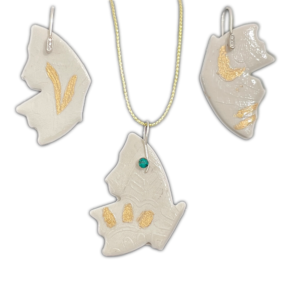 Cercei și pandantiv Alba