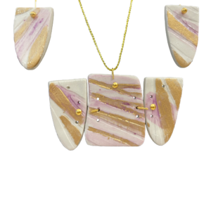 Cercei și pandantiv Asimetrie