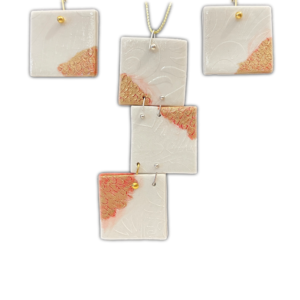 Cercei și pandantiv Amorf