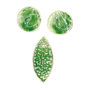 Cercei si pandantiv Alga Viridis