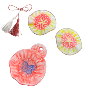 Cercei și pandantiv Caliope